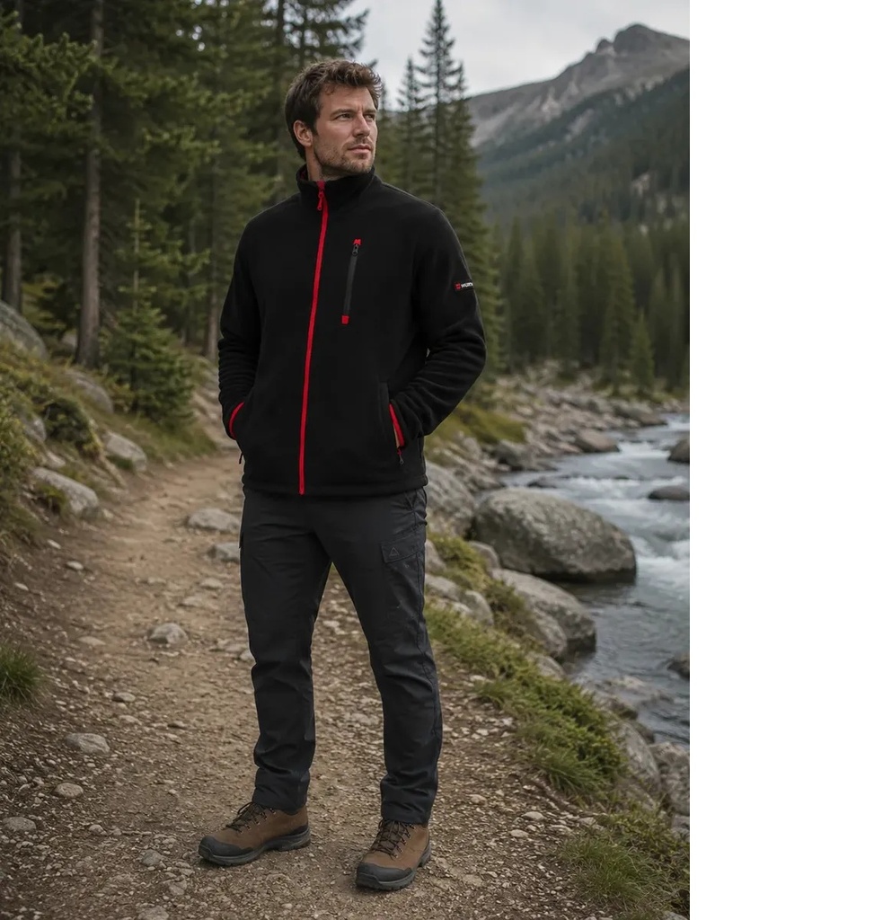 CAMPERA MicroPolar Ranger Wurth Ngo.Rojo Talle XL