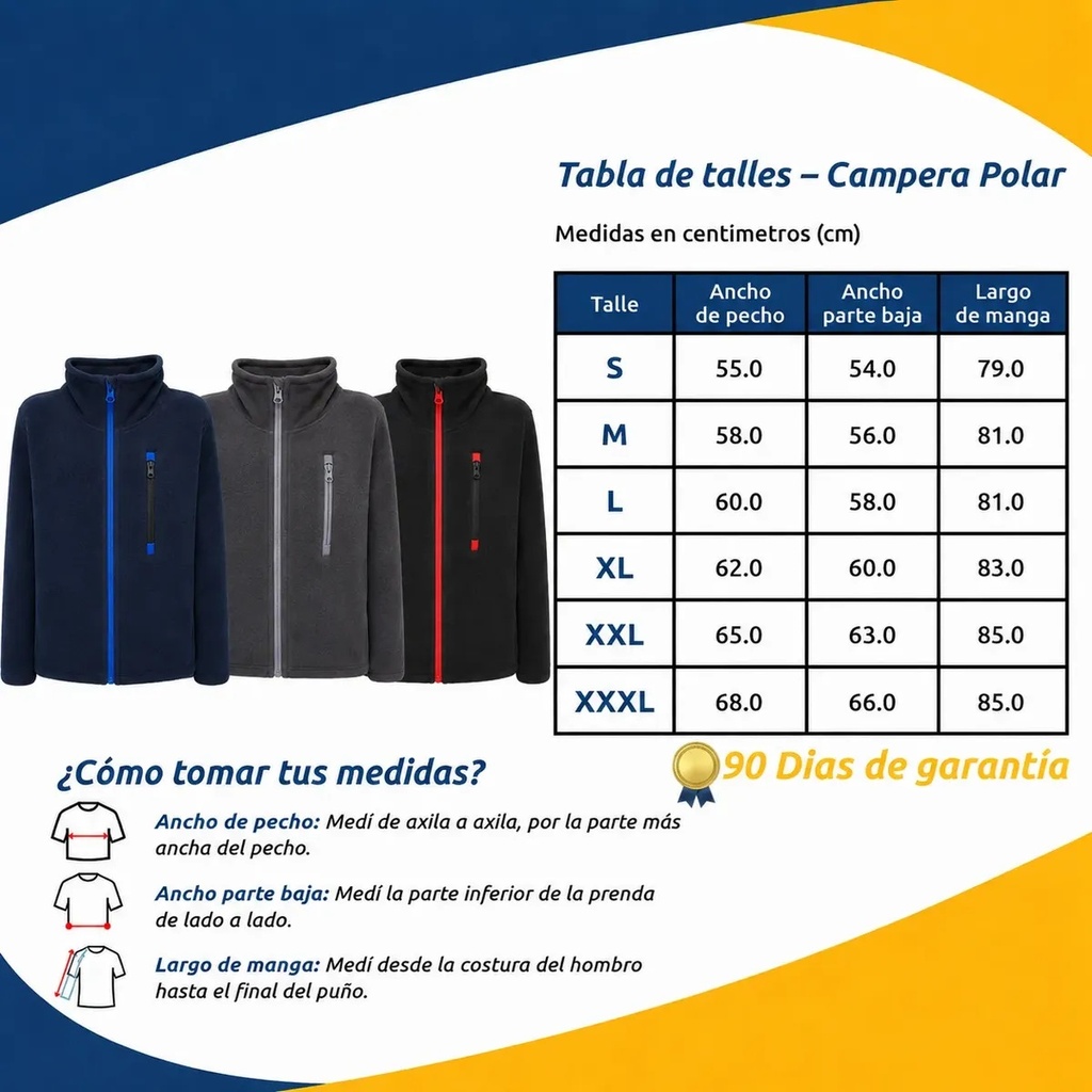 CAMPERA MicroPolar Ranger Wurth Ngo.Rojo Talle XL