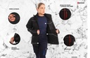 CAMPERA Wurth Neopreno Hybrid Talle XXL (Negra-Rojo)
