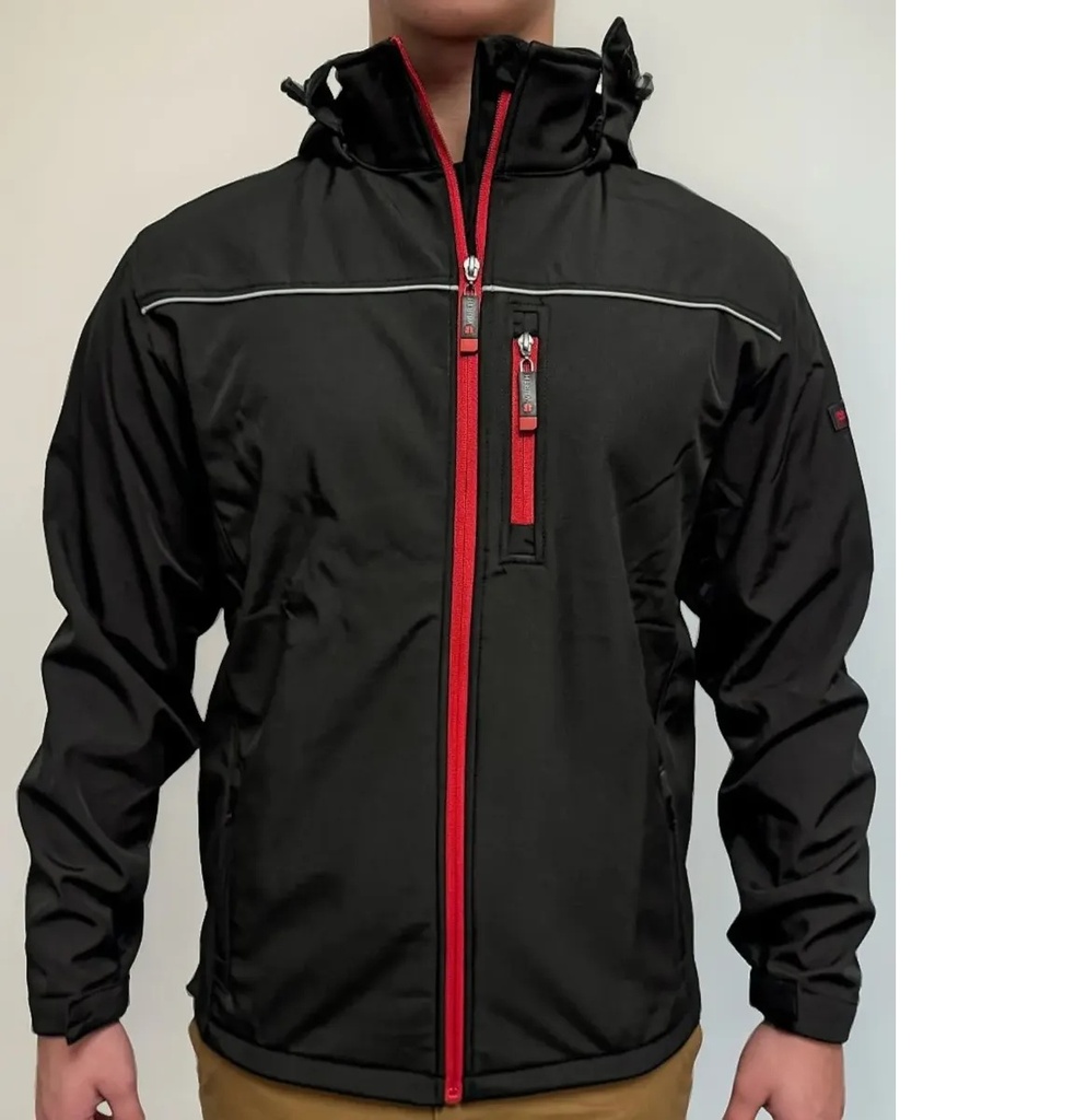 CAMPERA Wurth Neopreno Hybrid Talle XXL (Negra-Rojo)