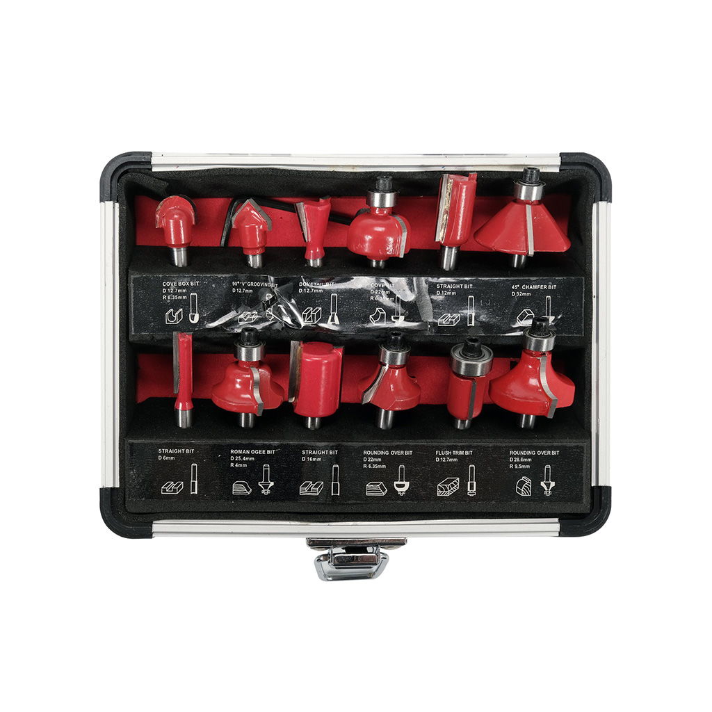 JUEGO 12 PZ. FRESAS ENC. 6 MM YATO YT-68006