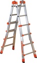 ESCALERA Peppina ALUMINIO 5+5 ESC.(2,45-4,82) ITALIANA