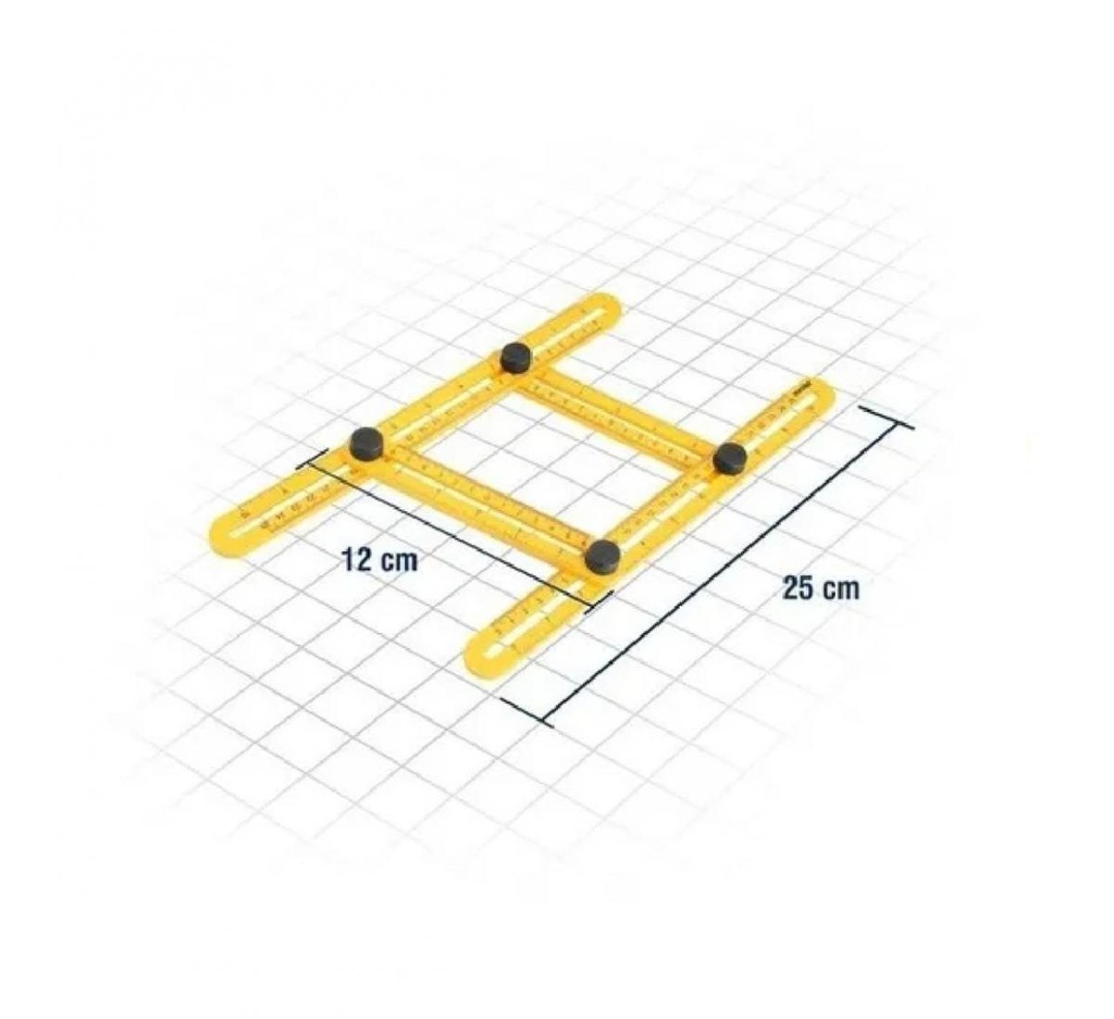 ESCUADRA PLASTICA AJUSTABLE VONDER