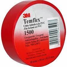 CINTA AISLADORA TEMFLEX 3M ROJA