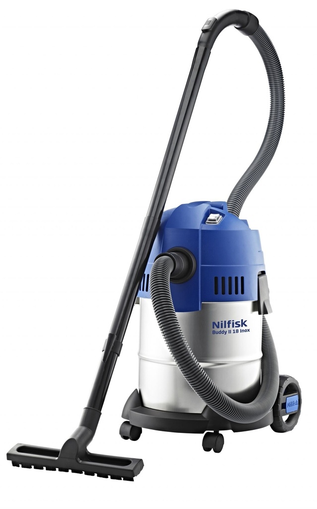 ASPIRADORA SECO-HUM. BUDDY INOX. NILFISK 18 Lt.