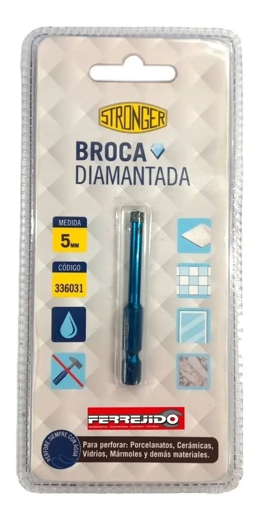 BROCA DIAMANTADA STRONGER 5mm (336031)