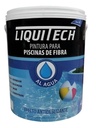 x4 Lt.PINTURA PISCINA FIBRA B/A CELESTE ARUBA