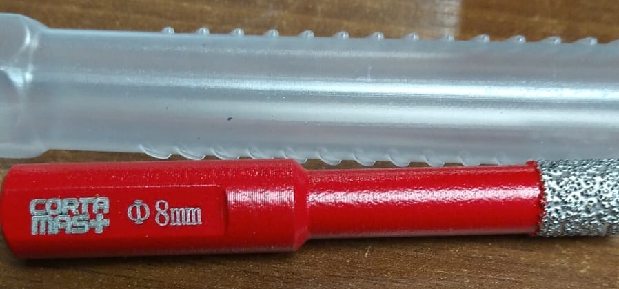 BROCA P/PORCELANATO  P/TALAD. 8mm. CORTA+