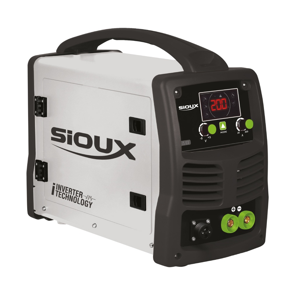 INVERTER MMA+MIG+TIG SIOUX SIMET 200 Amp.
