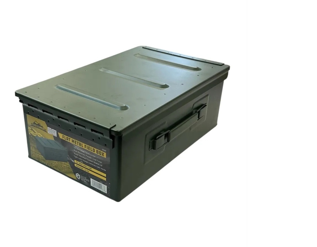 CAJA METAL HERMET.VERDE RIDGELINE 10187 40x24x14