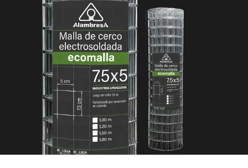 ROLLO ECOMALLA GALV. 1,00x25Mt. 75x50 ARMCO
