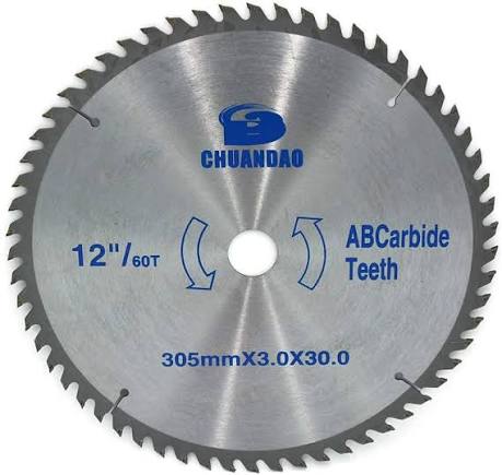 DISCO S.CIRC. WIDIA ALPHA 12"X60T BUJE 16-20-25-30