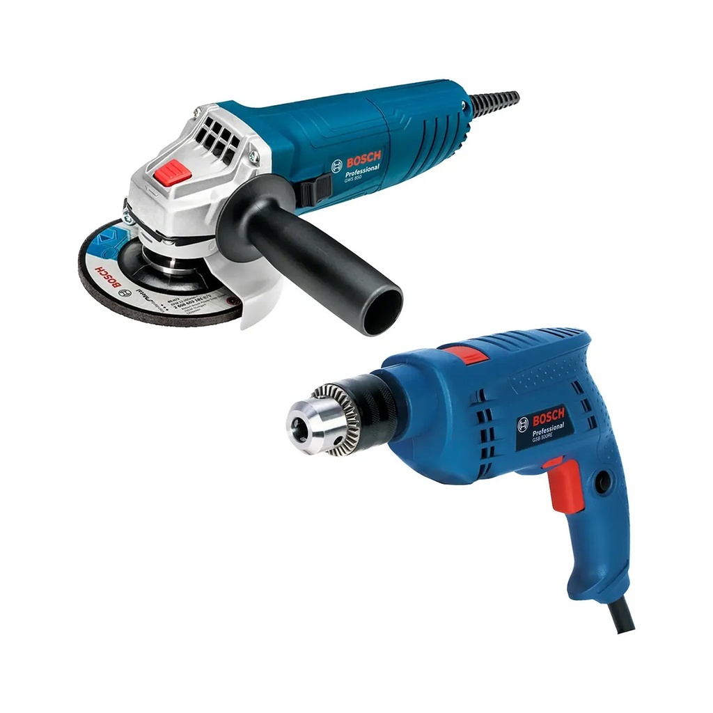Combo TALADRO GSB 550+AMOLADORA GWS 850 BOSCH
